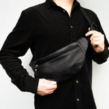 SF 2-Way Man Bag (BLACK)