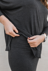 SF Charcoal Skirt Leggings