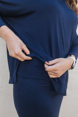 SF Navy Skirt Leggings