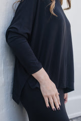 SF Black Long Sleeve T Shirt