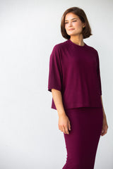 SF Maroon Skirt Leggings