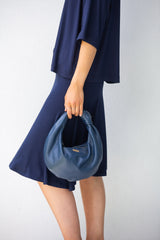 SF Foldover Navy Skirt