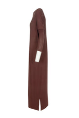 SF Maxi Dress ( Brown )