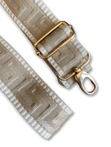 SF 2-Way Strap (Woven Beige & Brown)