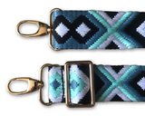 SF 2-Way Strap (Woven Blue & Black)