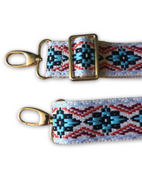 SF 2-Way Strap (Woven Beige/Orange/Blue)