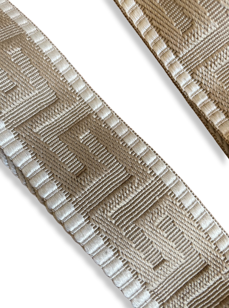 SF 2-Way Strap (Woven Beige & Brown)