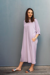 One-size Maxi Lilac Dress