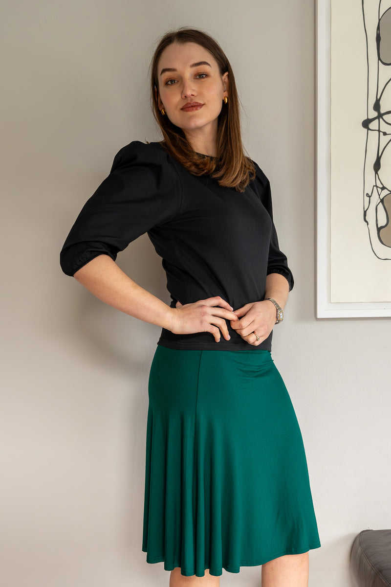 SF Foldover Cypress Green Skirt