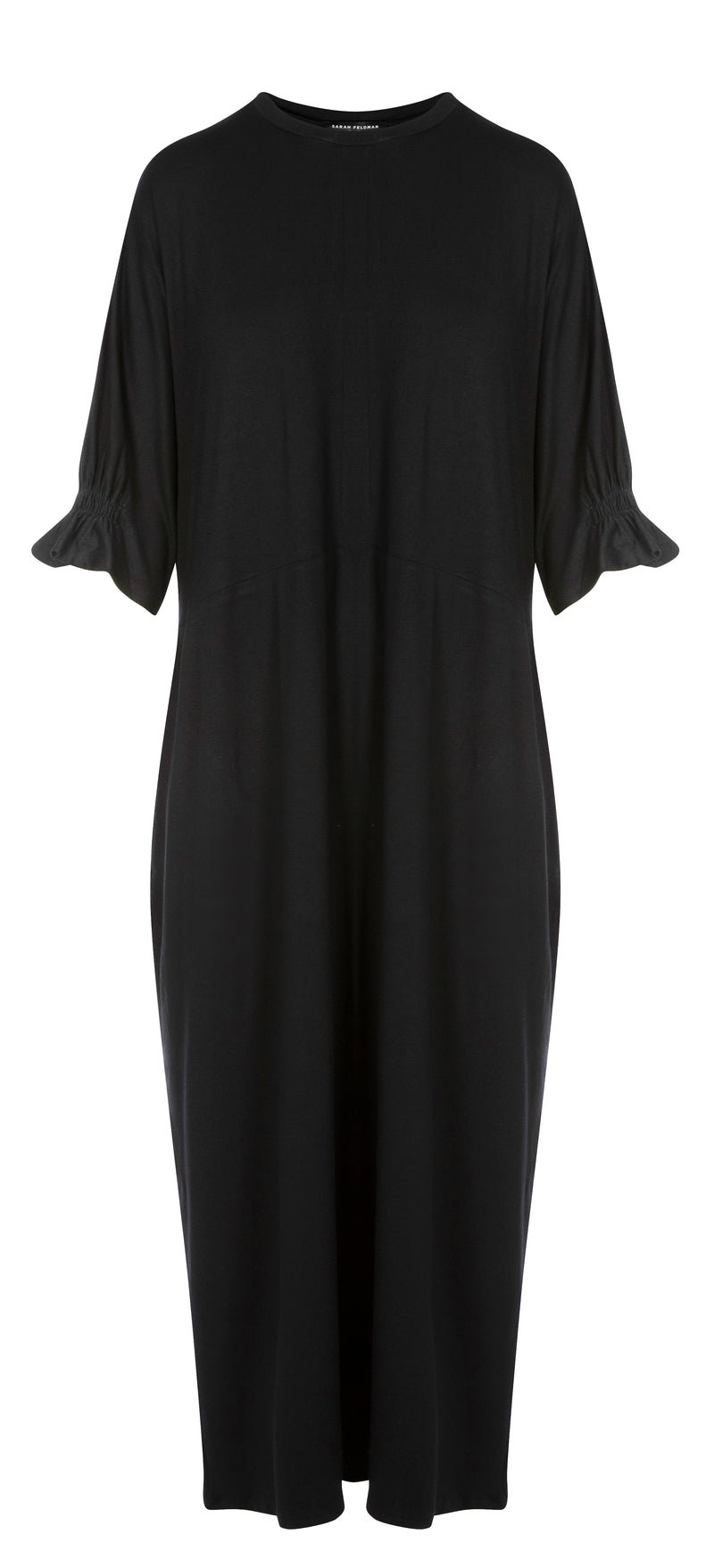 One-size Maxi Black Dress