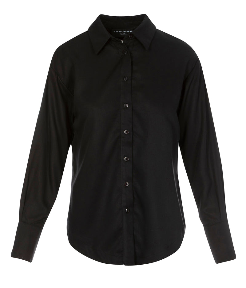 Black clearance button shirt
