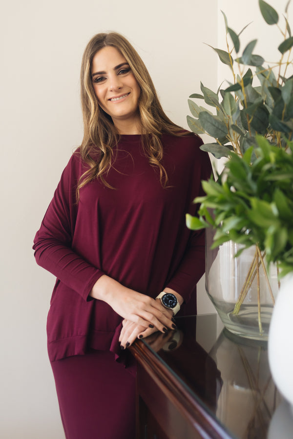 SF Maroon Skirt Leggings