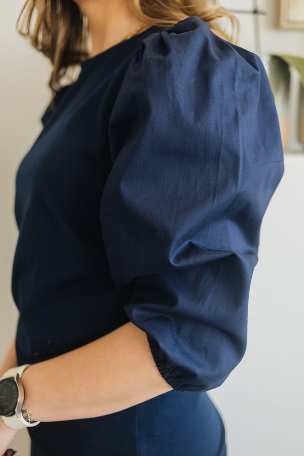 Adina Navy T-Shirt