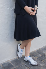 SF Foldover Black Skirt