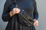 SF Double Zip Bag (BLACK)