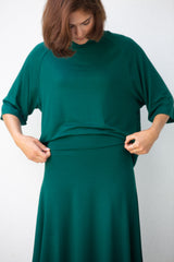 SF Foldover Cypress Green Skirt
