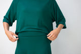 SF Foldover Cypress Green Skirt