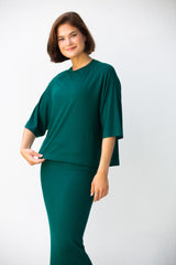 SF Cypress Green Skirt Leggings