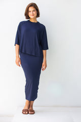 SF Navy Skirt Leggings