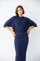 SF Navy Skirt Leggings