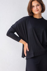 SF Black Long Sleeve T Shirt