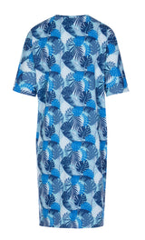 Swim Dress (Patterned Blue)