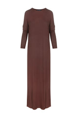 SF Maxi Dress ( Brown )
