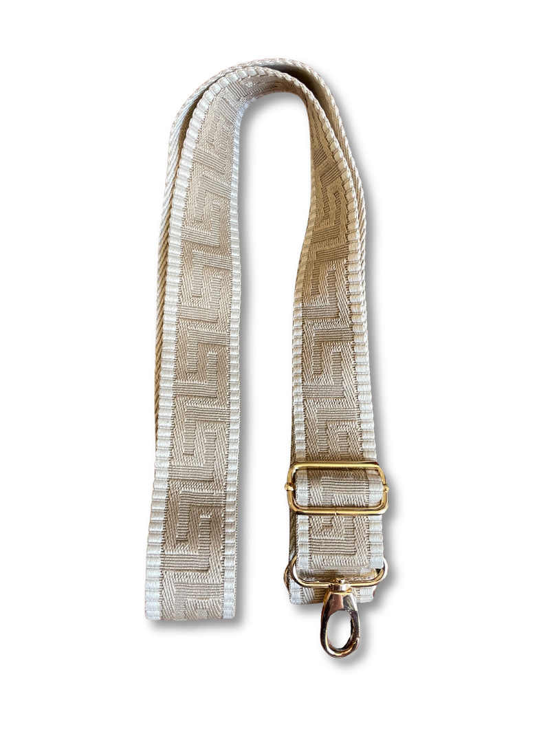 SF 2-Way Strap (Woven Beige & Brown)