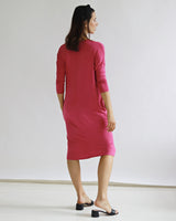 Yaffa Fuchsia Pink Dress - Sarah Feldman Modest Clothing
