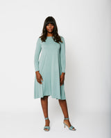 Laya Sage Dress - Sarah Feldman Modest Clothing
