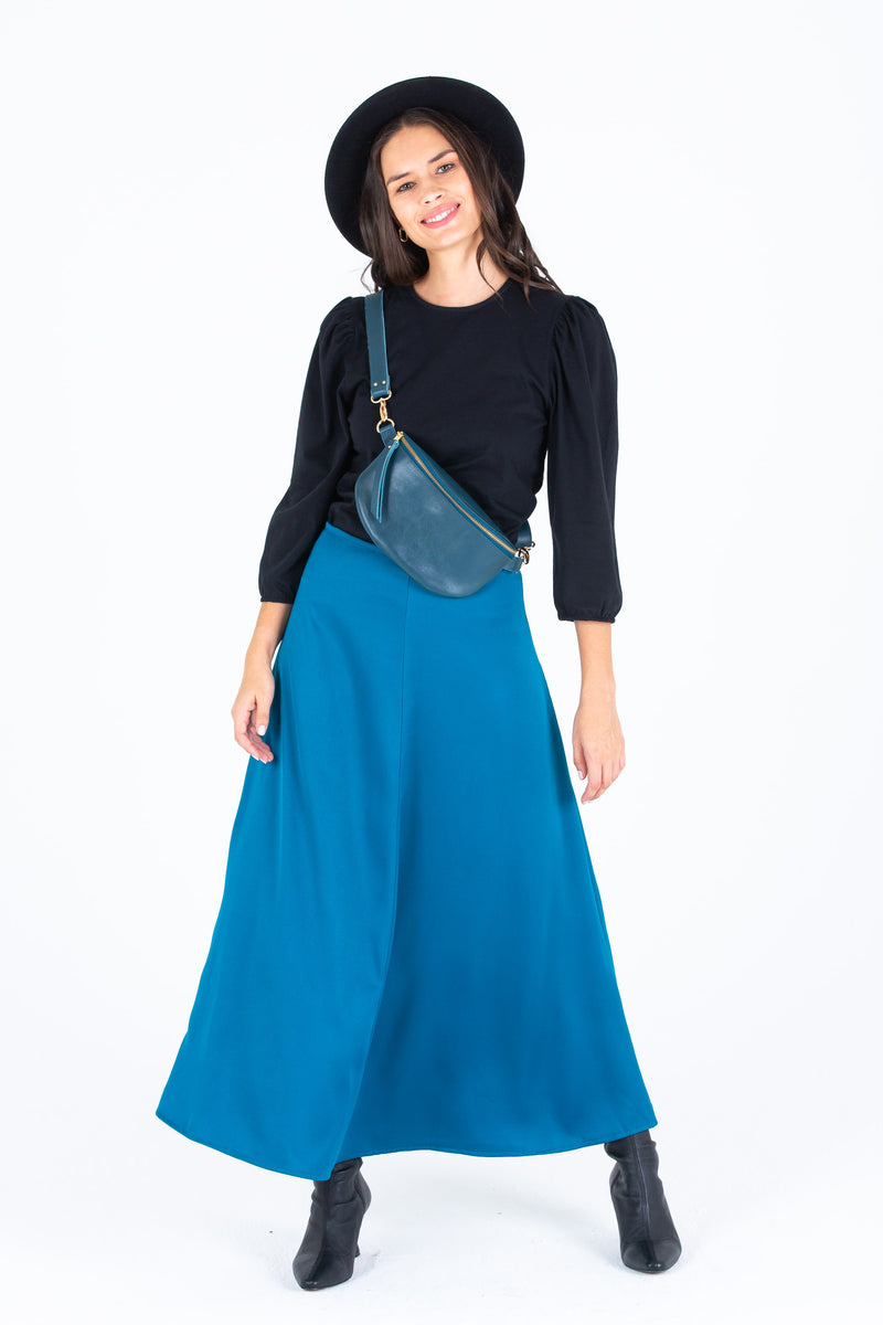 SF Teal Shifra Skirt - Sarah Feldman Modest Clothing