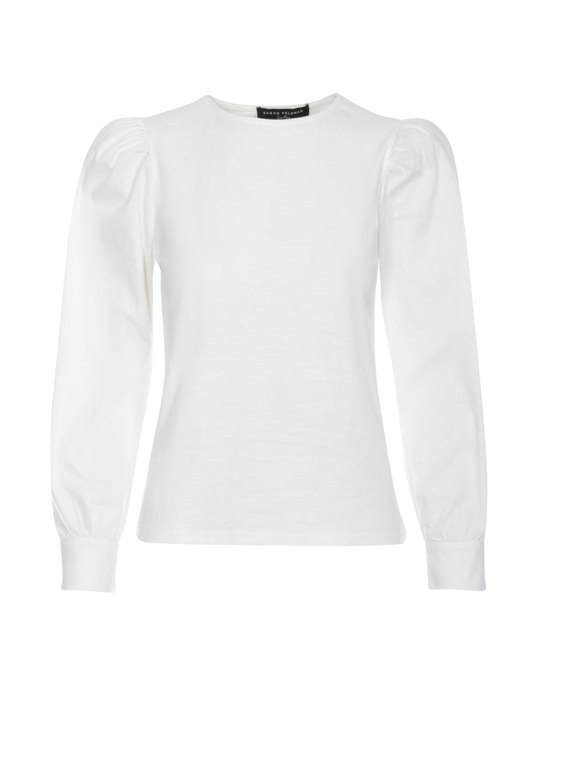 Adina White T-Shirt (long sleeve)