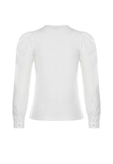 Adina White T-Shirt (long sleeve)