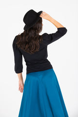 SF Teal Shifra Skirt - Sarah Feldman Modest Clothing